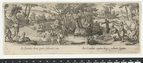 THE DUCK HUNT IN A STREAM