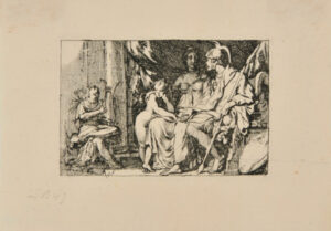 Six Illustrations from the Story of Dido and Aeneas: Love Penetrates the Heart of Dido