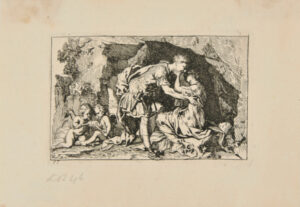 Six Illustrations from the Story of Dido and Aeneas: The Lovers in the Cave