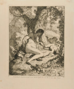 Venus and Cupid: the four elements, earth