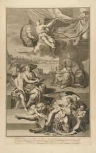 History, Guided by Genius and Other Allegorical Subjects, Including Renown, Holding Portrait of the Author of This History