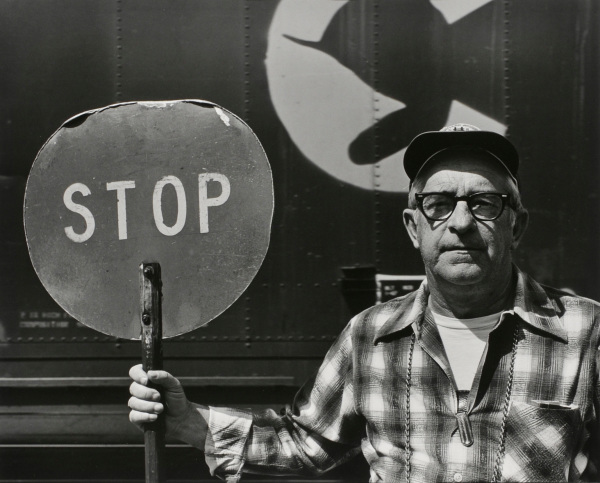 JOHN R. BULL, B AND O STOP SIGN MAN, CUMBERLAND.