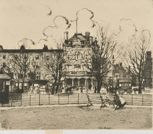 Parson’s Green Afternoon, End of Winter, The Duke’s Head - Image 2