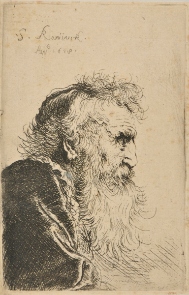 HEAD OF AN OLD MAN WITH A BEARD