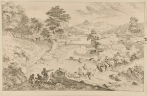 Peasants with Cattle Fording a Stream