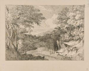 Wooded Landscape with Figures in Foreground