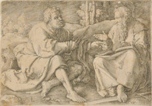 Saint Peter and Saint Paul Seated in a Landscape