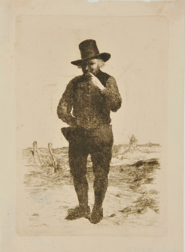 DUTCH PEASANT WITH BROAD BRIMMED HAT