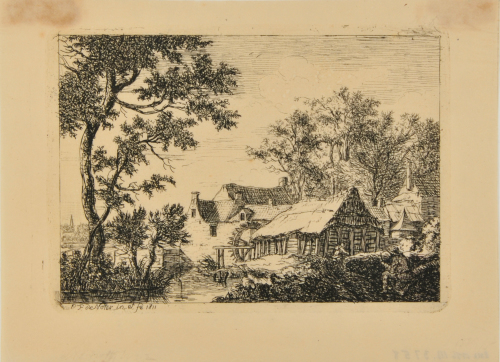 LANDSCAPE WITH A MILL BY THE WATER