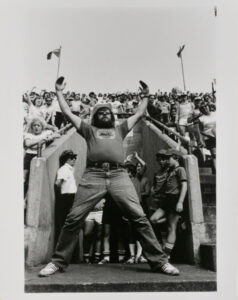 Wild Bill Hagey, Oriole Game at Memorial Stadium, Baltimore.