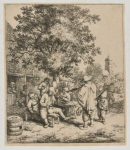 Hurdy-Gurdy Player and the Violin