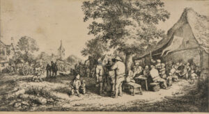 Village Festival, with the Large Tree