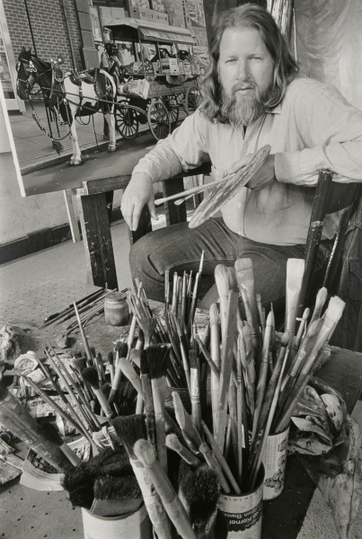 Jim Voshell in his Studio. - Image 3