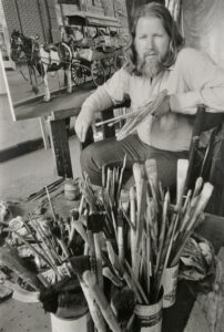 Jim Voshell in his Studio.