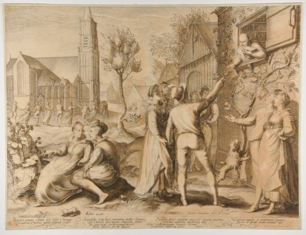 Young Men Rejecting the Advice of an Old Philosopher