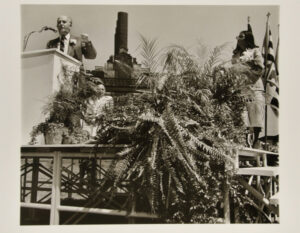 Mayor William Donald Schaefer at Reception for Joan Mondale, Baltimore.