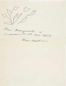 Floral Sketch for Marguerite