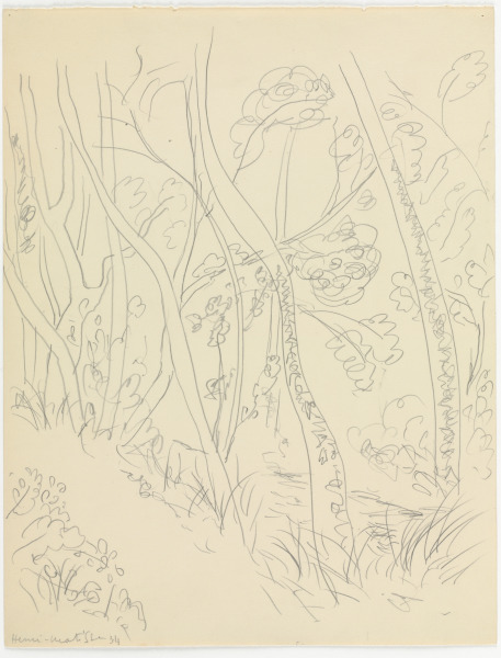 PATH THROUGH TREES (STUDY FOR MALLARMÉ?)