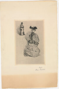 Deux femmes en costume de ville