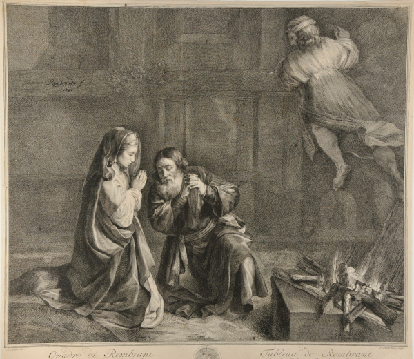 The Angel Ascending in the Flames of Manoah’s Sacrifice