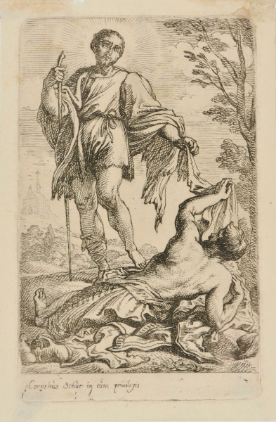 Saint Martin Dividing His Cloak with a Beggar