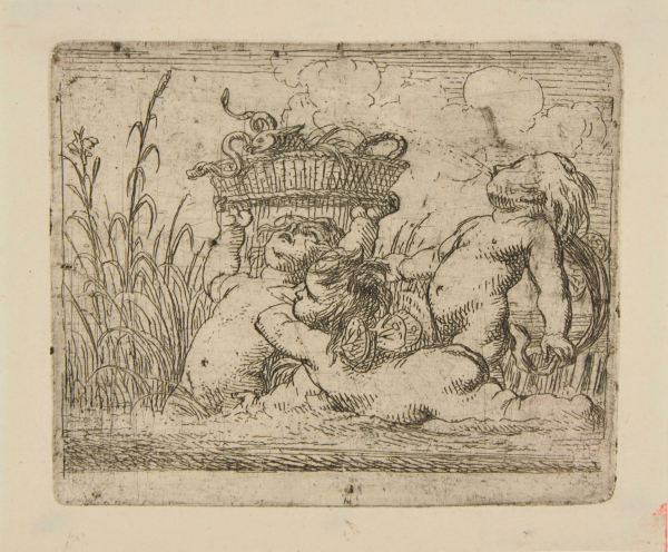 THREE NAKED PUTTI