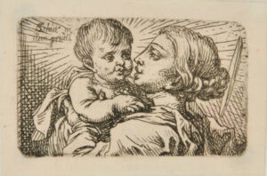Head and Shoulders of Virgin and Child