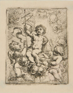 Infant St. John on Clouds, Surrounded by Angels
