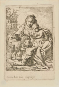 The Virgin and Child, with Infant St. John and Lamb