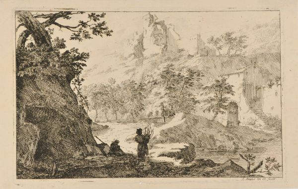 RUINS OF A CASTLE ON A RICKY HEIGHT