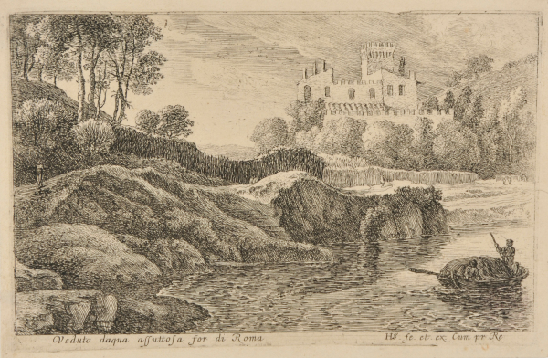 VIEW OF THE AQUA ACETOSA IN ROME (VEDUTO DAQUA ASSUTTOSA FOR DI ROMA)