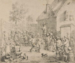 The Peasant Dance in the Tavern Yard