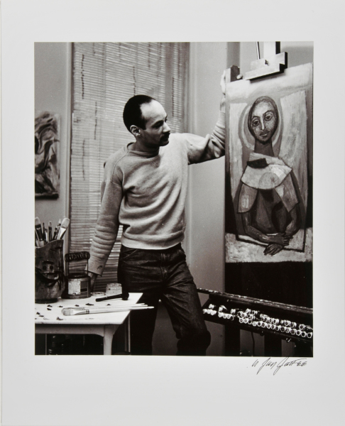 Felrath Hines at Easel - Image 2