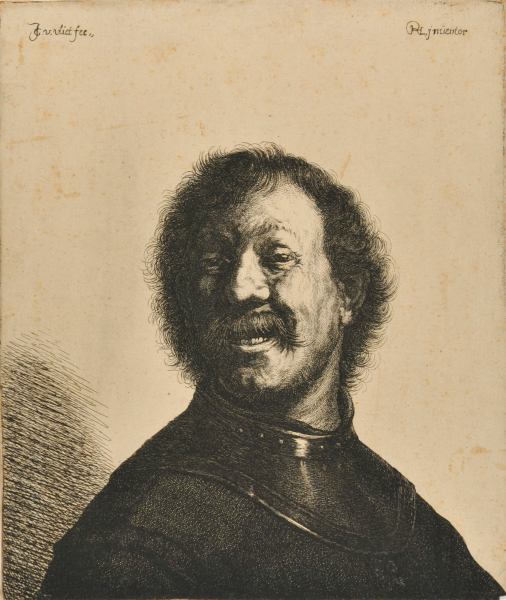 HEAD OF MAN LAUGHING