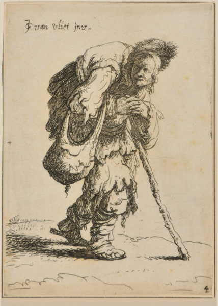 Beggar Carrying a Sick Woman