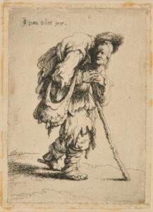 Beggar Carrying a Sick Woman