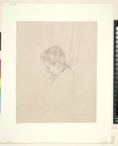 Head of the Artist’s Daughter (recto); The Artist’s Wife (verso) - Image 3
