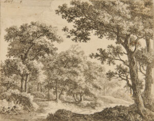 Two Boys and their Dog at the Waterside