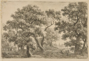 A Man and the Woman at the Foot of an Oak