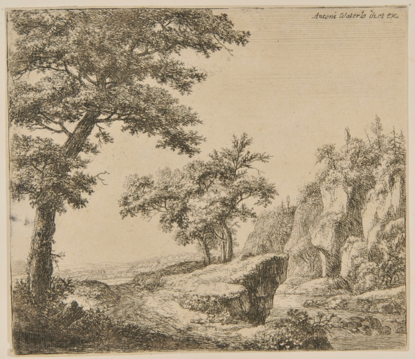 A RIVER WITH ROCKY BANKS