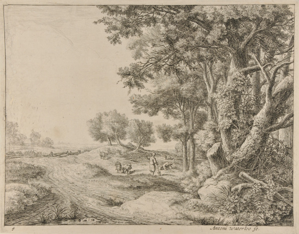 A PEASANT WITH A SHOVEL
