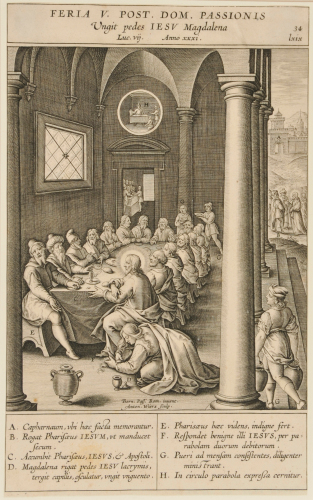 MARY MAGDALENE ANOINTING CHRIST'S FEET