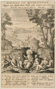 Dominica IIII qvardagesimae quietem agunt discipuli iubente Christo, postea nauigant trans mare