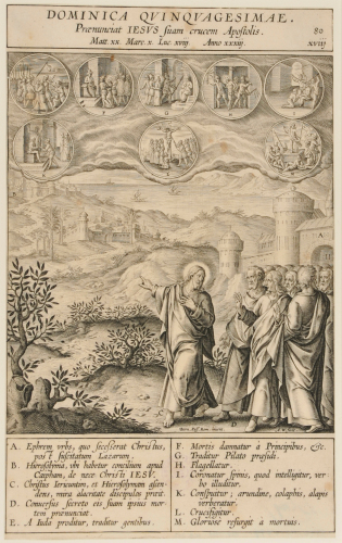 CHRIST ANNOUNCING HIS PASSION