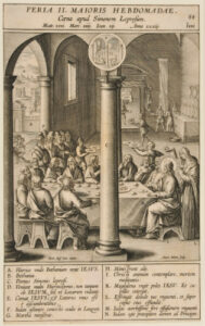 Feria II maioris hebdomadae coena apud simonem leprosum