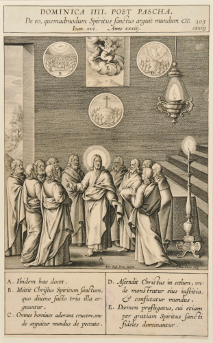 CHRIST ANNOUNCING THE COMING OF THE HOLY SPIRIT