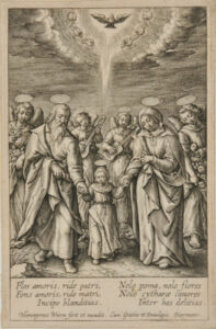 The Virgin Walking with Joachin and Anne, Accompanied by Angels