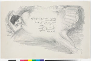 Danseuse endormie au divan