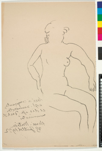 SEATED NUDE, LIGHT HAIR