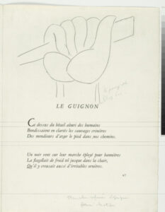 Study for headpiece from “Le Guignon” (refused etching)
